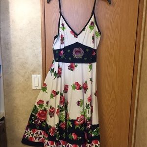 Spanish flare boho dress